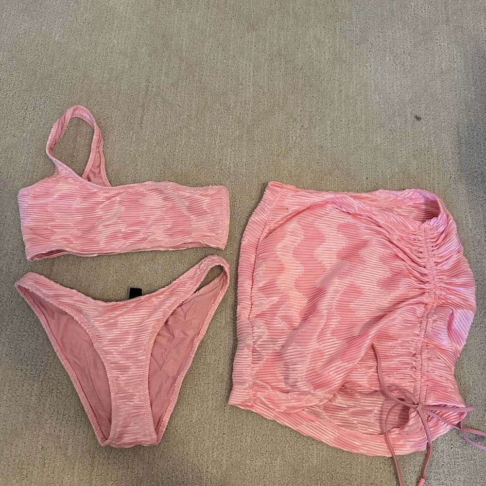 Triangl Swimwear Pink Bikini Set